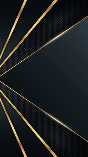 Dynamic Black And Gold Iphone Wallpaper