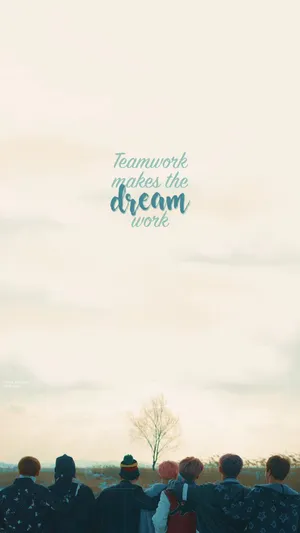 Dynamic Bts Band Phone Lock Screen Wallpaper