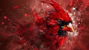 Dynamic Cardinal Artwork Wallpaper