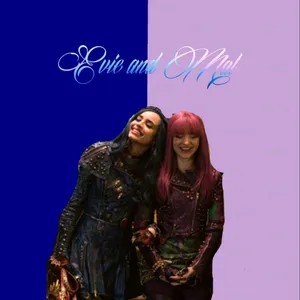 Dynamic Duo - Mal And Evie From Descendants Wallpaper