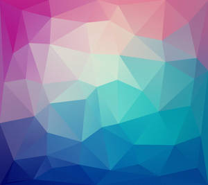 Dynamic Geometric Gradient In A Multi-color Palette Wallpaper
