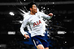 Dynamic Soccer Playerin Action Wallpaper