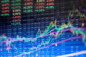 Dynamic Stock Market Trends Wallpaper