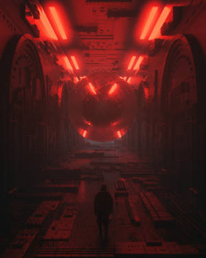 “dystopian Cyberpunk Aesthetic” Wallpaper