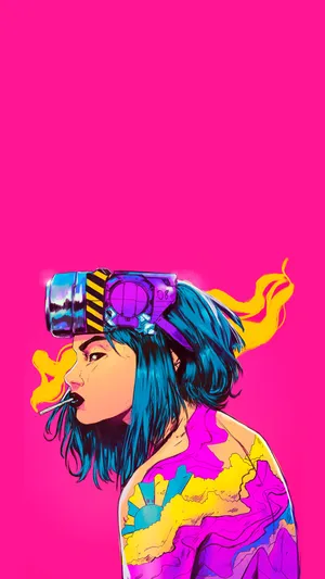E-girl Aesthetic Abstract Wallpaper