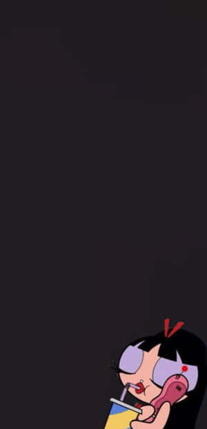 E-girl Aesthetic Black Background Wallpaper