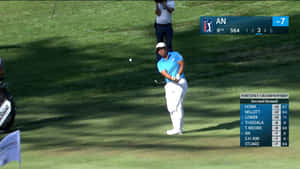 Eagle Chip Shot Of Byeong Hun An Wallpaper