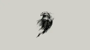 Eagle Sketch Art Wallpaper