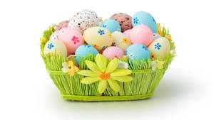 Easter Basket Desktop Wallpaper