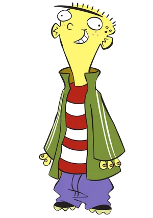 Ed Green Jacket Striped Shirt Wallpaper