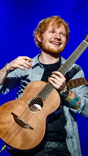 Ed Sheeran The Chart Topping Singer, Songwriter And Music Producer Wallpaper