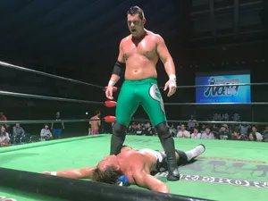 Eddie Edwards In Pro Wrestling Ring Wallpaper