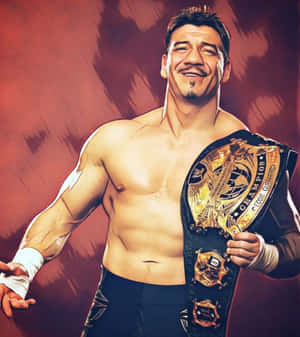 Eddie Guerrero Wrestler Fanart Painting Belt Wallpaper