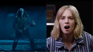 Eddie Munson And Maya Hawke Desktop Wallpaper