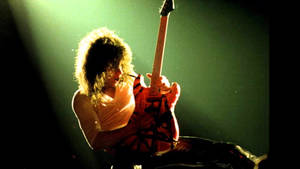 Eddie Van Halen Center Stage Wallpaper