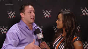 Eden Interviewing Wrestler Billy Kidman Wallpaper