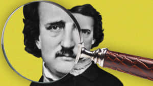 Edgar Allan Poe Magnified Wallpaper