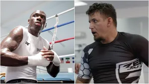 Edited Photo Of Frank Mir And His Opponent Wallpaper