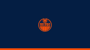 Edmonton Oilers Minimalist Logo Art Wallpaper