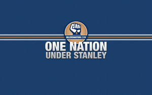 Edmonton Oilers One Nation Wallpaper