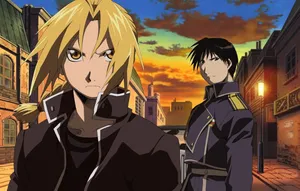 Edward Elric: The Fullmetal Alchemist In Action Wallpaper