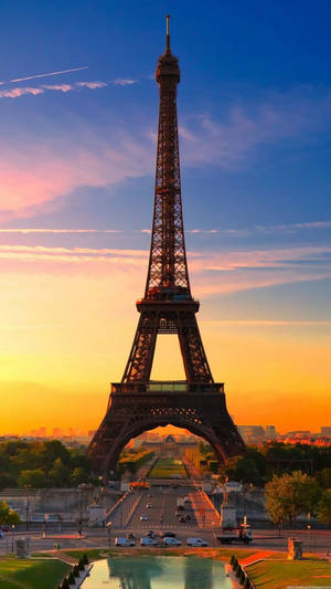 Eiffel Tower Portrait Wallpaper