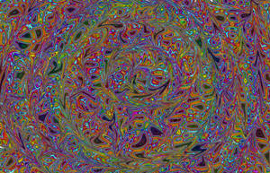 Einstein's Theory Of Relativity - A Psychedelic Spiral Art Illustration Wallpaper