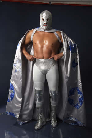 El Hijo Del Santo Wearing El Santo Mask Wallpaper