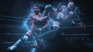 Electrifying Wrestling Match Wallpaper