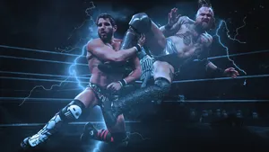 Electrifying Wrestling Match Wallpaper