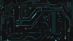 Electronic Circuit Design Rainmeter Skin Wallpaper