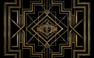 Elegant Black And Gold Desktop Backdrop Wallpaper