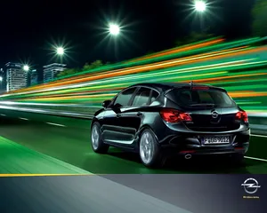 Elegant Black Opel Astra In High Definition Wallpaper