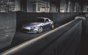 Elegant Blue Honda S2000 Wallpaper