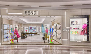 Elegant Fendi Boutique Wallpaper