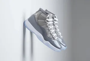 Elegant Gray And White Intertwined Wallpaper