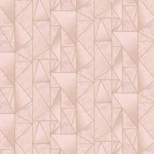 Elegant Light Pink And Gold Design Wallpaper