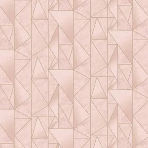Elegant Light Pink And Gold Design Wallpaper
