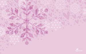 Elegant Snowflake Wedding Theme Wallpaper