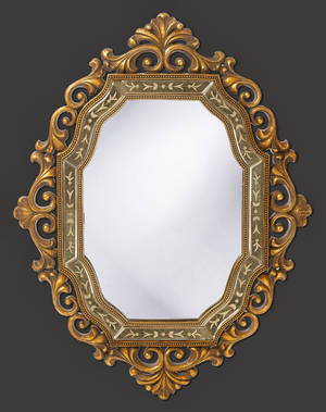 Elegant Vintage Howard Elliott Ariana Mirror Wallpaper