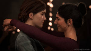 Ellie And Dina In The Last Of Us 4k Wallpaper