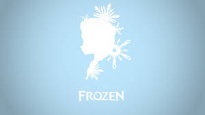 Elsa Silhouette Vector Art Wallpaper