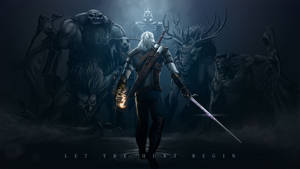 Embark On An Epic Journey With Geralt Of Rivia Wallpaper