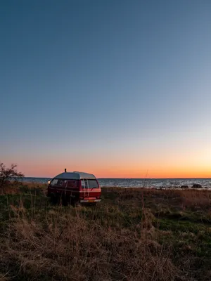 Embarking On A Journey Of Exploration In A Van Wallpaper