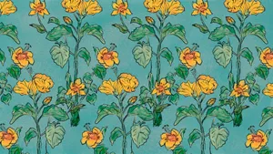 Embrace Nature While Staying Connected With This Stylish Plant Aesthetic Laptop. Wallpaper