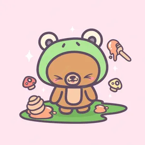 Embrace The Cuteness Of Kawaii Cute Animals Wallpaper