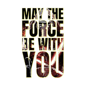 Embrace The Force With This Vivid Fan Art Illustration Wallpaper