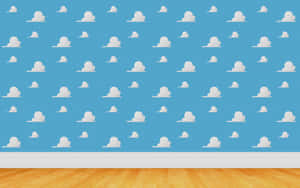 Embrace The Joy Of Childhood With Toy Story Cloud Wallpaper