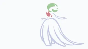 Embrace The Strength Of Mega Gardevoir Wallpaper