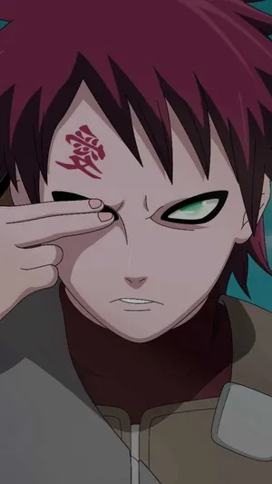 Embrace Your Inner Ninja With This Exclusive Gaara Iphone Wallpaper. Wallpaper